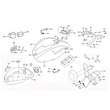 Poszycie silnika Chiny Duży Retro Pomarańczowy