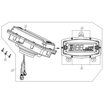 Licznik Kymco MXU 300R