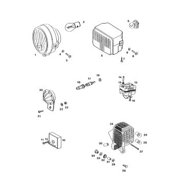 Verlichting Tomos FLEXER 2001