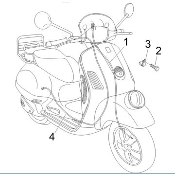 Skrzynie biegów Vespa GTV 250 4T 4V IE