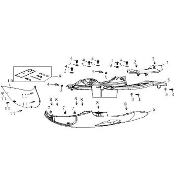 Deska do biegania AGM Fashion beżowy