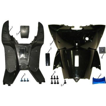 Deska biegowa China Touring niebieski