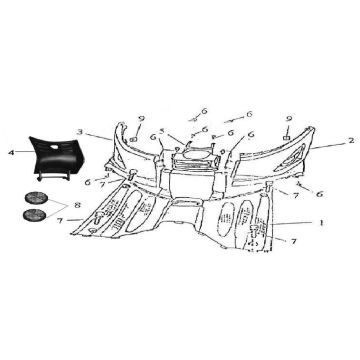 Podnóżek Pronto Amaro 125cc