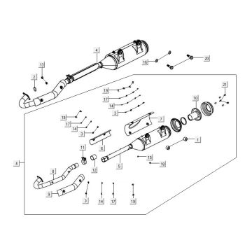 Wydech Kymco MXU 500