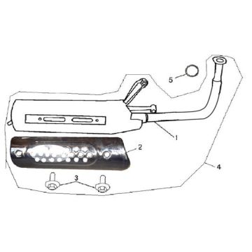 Wydech AGM LX biały
