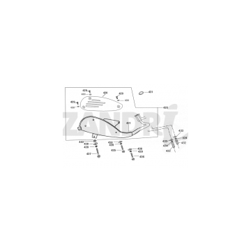 Wydech Santini Capri 125cc matowy czarny