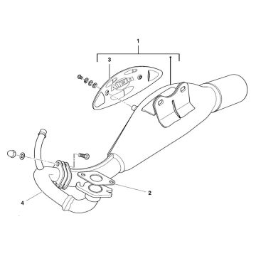 Wydech Beta Ark-RR LC czerwony 2008 2-suwowy-partsproduct-Uitlaat-Beta-Ark-RR-LC-rood-2008-2-takt