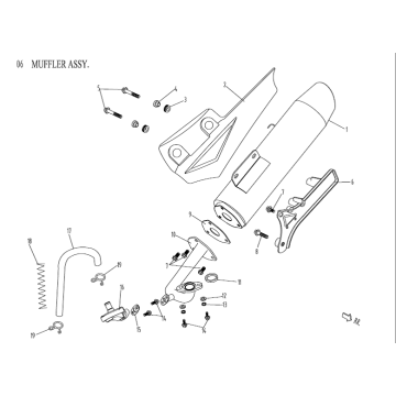 Wydech China Venom zielony
