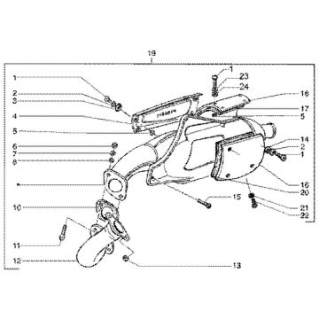 Wydech Gilera Runner 180cc FXR 2-suwowy