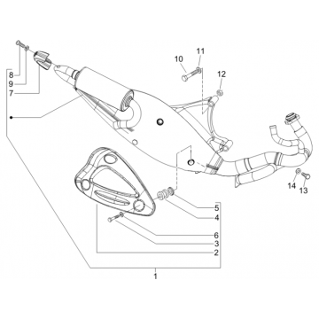 Wydech Gilera Runner 50 SP 2010-2017