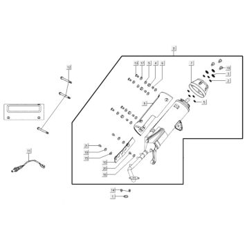 Wydech Kymco Agility City 16 200i