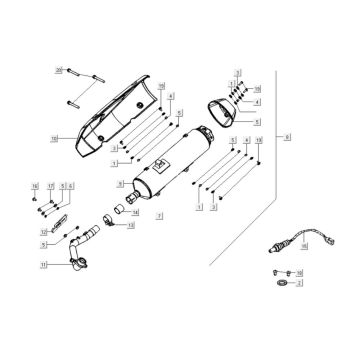 Wydech Kymco Gti 300i