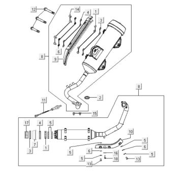 Wydech Kymco New Dink 200i