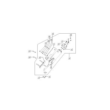wydech Kymco Super8 4-suwowy z 2009 Matowy czarny wydech Kymco Super8 4-suwowy z 2009 Matowy czarny