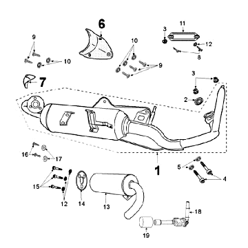 Wydech Peugeot Jet Force LC czarny