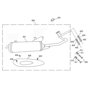 Wydech Senzo Old Classic krem