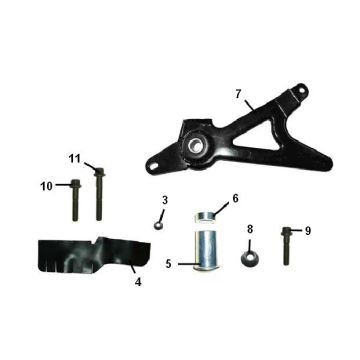 Wspornik spalin Senzo RivalUx S 4-suwowy