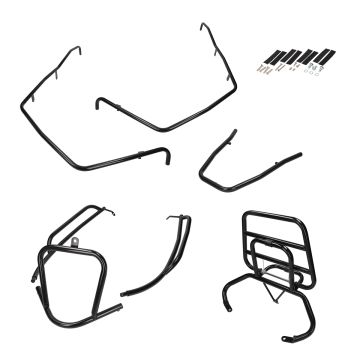 Zestaw kierownic 4-częściowy Sym Fiddle 1/2 połysk czarny DMP