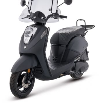 Zestaw kierownicy Sym Mio 50i błyszczący czarny oryginalny SY840-FSA-SBL