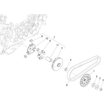Liberty 125 IGET 4T 3V IE E4 ABS 2015 - 2019 Wariator (EMEA)