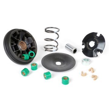 Variateurset Pinasco Piaggio Ciao,Bravo,Si,Boxer complete set met koppelingsdrukveer