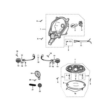 Oświetlenie Peugeot Ludix pro 2-suwowy
