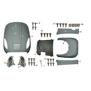 Szyba przednia Riva Sport VX50S 4-suwowa