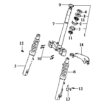 Zestaw słuchawkowy przedni Sym DD50 niebieski
