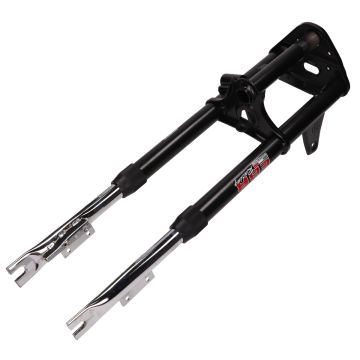 Widelec przedni mod. oryginał+połączenie blokady kierownicy maxi czarny Ebr