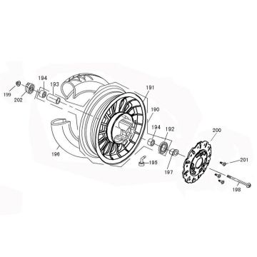 Koło przednie Znen Grace tytan