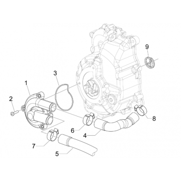 Pompa wody Piaggio MP3 300LT Sport 2009-2014