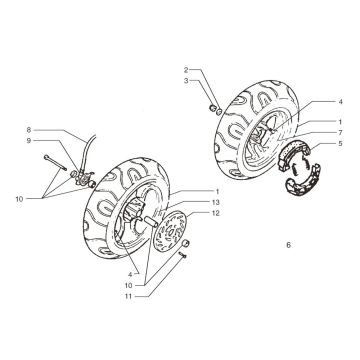 Koła Beta Ark-k AC czarno-szare 2008 2-suwowy 25
