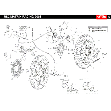 Koła Rieju Rs2 racing czarne 2010 2-suwowe