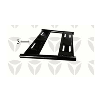 Yadea Y1S czarny bagażnik z jednym organem