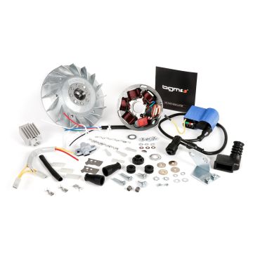 Zestaw zapłonowy BGM PRO 12V Touring electronic Vespa Largeframe (1957-1977, stożek spiczasty) Vespa Sprint 150 (VLB1T), Sprint Veloce150, GT125, Super150, TS125, GL150 2300g używany do konwersji na zapłon elektroniczny
