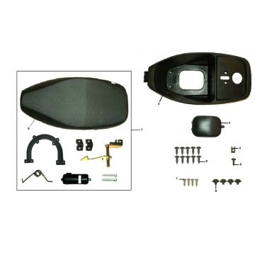 Siodelko Buddy Box Riva Sport VX50S 4-suwowy