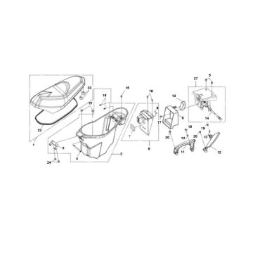 Taca na kask siodłowy Sym Jet Sport-X 2-suwowy