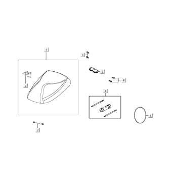 Siodełko Kymco Agility Delivery 4-suwowe euro4 czarne