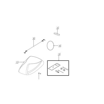 Siodełko Kymco Carry 4-suwowy wtrysk euro4 połysk czarny