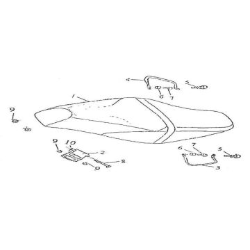 Siodelko Lintex Retro 125cc
