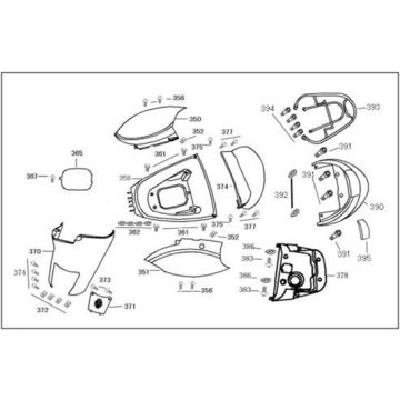 Bagażnik Boczny Berini Sprint czarny