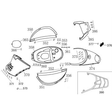 EKRAN boczny Drager Edwards Tomorrow Riva II czarny