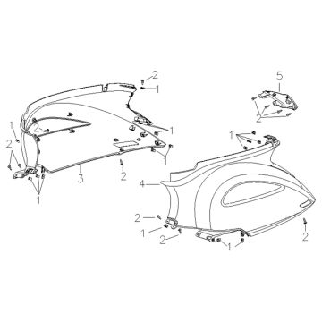 Szyba boczna Agm Supreme żółta matowa