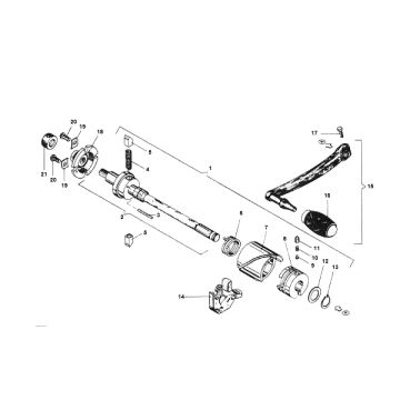 Zundapp Wałek przełączający 4 przyspiesza nowy typ