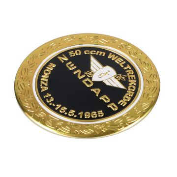 Zundapp zbiornik transferowy okrągły emblemat Monza czarny