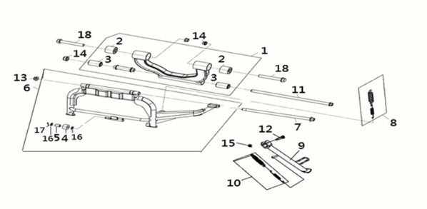 Main stand Sym Joymax Z 125i E5 2022
