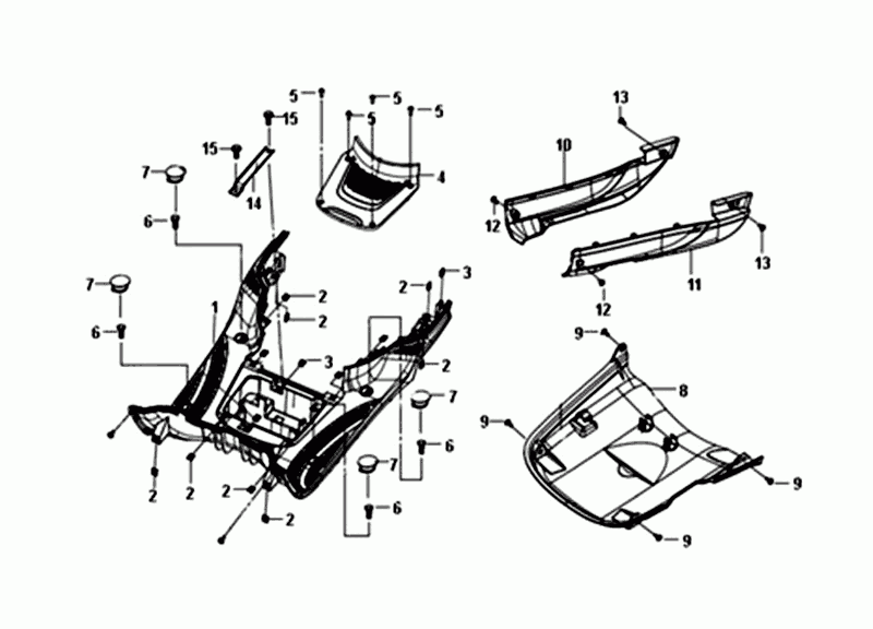 Podnóżek Ramka Pokrywa Sym Fiddle III Głębokie Ocean Niebieski (BU-280S)