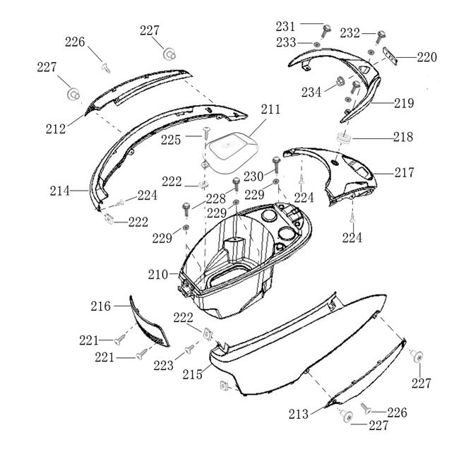 Helmbak-Kapdelen BTC Ceo czarny