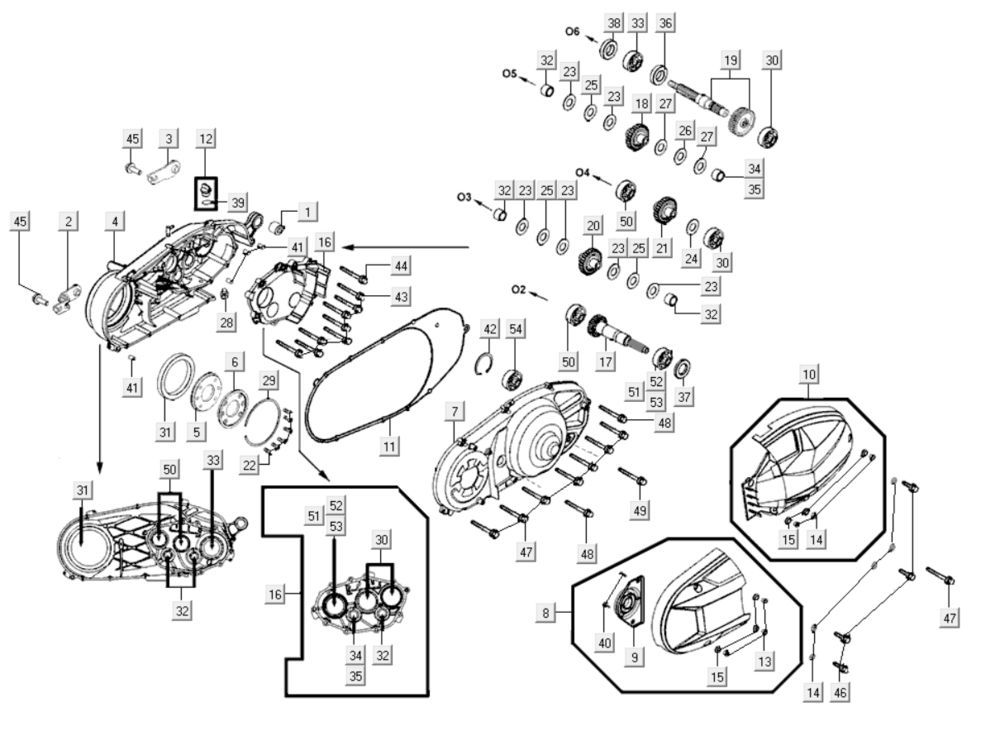 Wał napędowy Kymco Myroad 700i