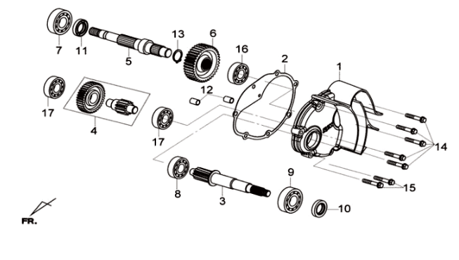 Sym Joymax 125I Wały napędowe ABS